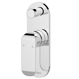 Kara Chrome Shower Wall Mixer With Diverter